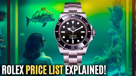 how muuch does a rolex cost|rolex watches average price.